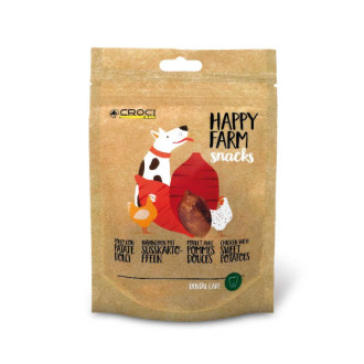 Ласощі CROCI м'ясні HAPPY FARM, картопля з куркою, 80 г