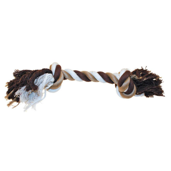 Іграшка для собак CROCI канат грейфер з вузлами, золотистий, 45 см
