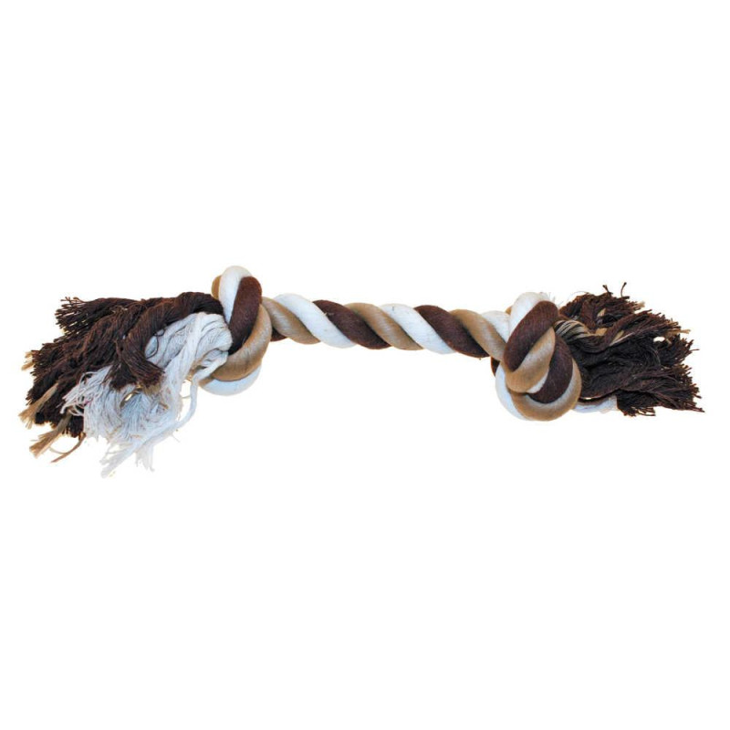 Іграшка для собак CROCI канат грейфер з вузлами, золотистий, 45 см