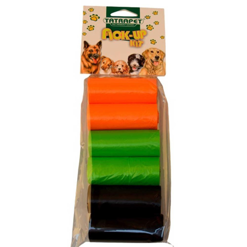 Пакети для фекалій TETRAPET, 6*15 пак