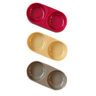 Миска для кота подвійна, 2*200 мл