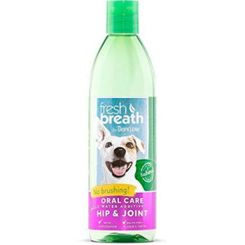 Добавка у воду TropiClean Fresh Breath + Hip &amp; Joint Тропіклін &quot;Підтримка суглобів&quot; з глюкозаміном, для собак, 473 мл (001541)