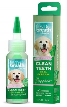 Тропіклін Свіже Дихання TropiClean Oral Care Gel Clean Teeth (No Brush) гель для чищення зубів у цуценят, 59 мл (001954)