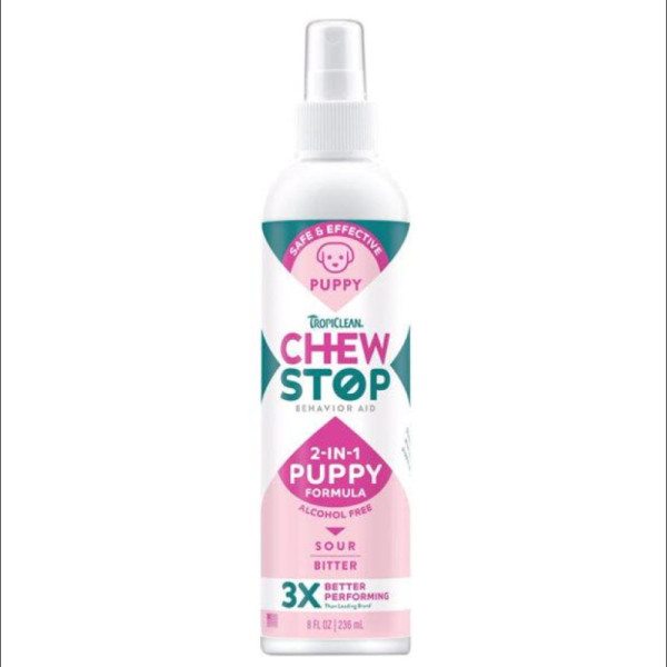Спрей Тропіклін 2 в 1 TropiClean Chew Stop Puppy Home Spray від погризень цуценят в будинку, 236 мл (007727)