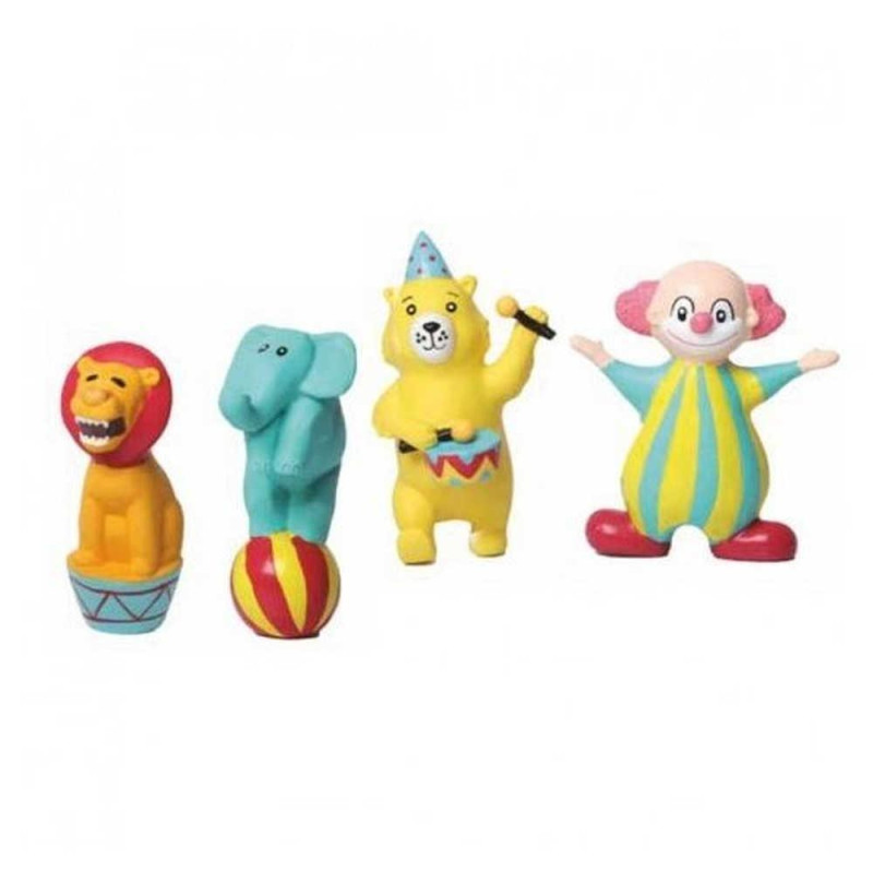 Іграшка для собак CROCI Circus, циркові персонажі латекс, пищалка, в асортім., 14 см