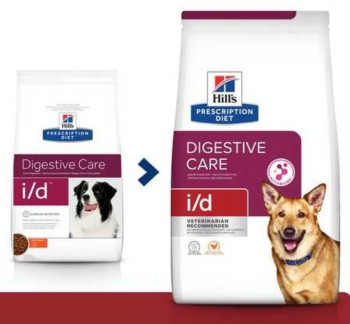Хілс Hill's PD Canine I/D Digestive Care AB+ лікувальний корм для собак і цуценят при панкреатиті, діареї, 12 кг (605862)