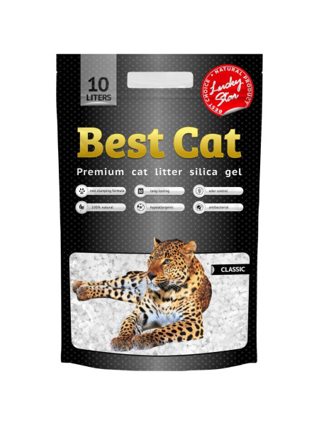 Силікагелевий наповнювач Best Cat White 10л/4 Силікагелевий наповнювач Best Cat White 10л/4