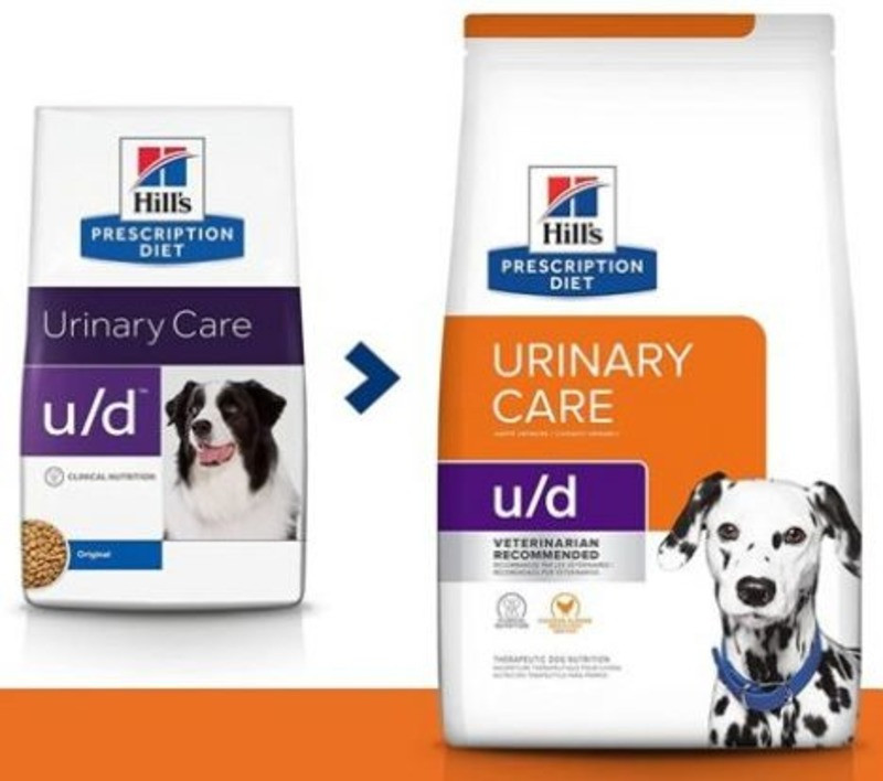 Хілс Hill's PD Canine U/D Urinary Care лікувальний корм для собак із захворюваннями сечовивідних шляхів, 4 кг (606270)