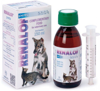 Реналоф Catalysis Renalof вітамінний сироп для поліпшення роботи сечовивідної системи в котів і собак, 150 мл (2306202315)