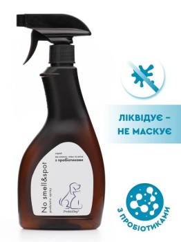 ProbioDay «No smell &amp; spot» спрей з пробіотиками проти запаху, плям і міток від котів і собак, 500 мл