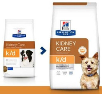 Хілс Hill's PD Canine K/D Kidney Care лікувальний корм для собак при захворюванні нирок, ХНН, 12 кг (605995)