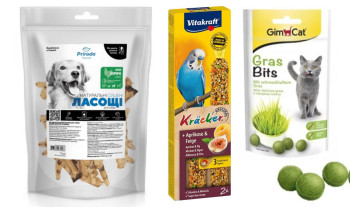 Ласощі для тварин і птахів (різні)