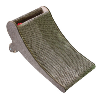 Дряпка Croci Papercat with Ball 46*25*24 см для котів, трамплін з м'ячиком, гофракартон (C6021232)