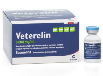 Ветерелін Veterelin ін'єкційний гормональний препарат для ВРХ, свиней, коней та гризунів, 10 мл