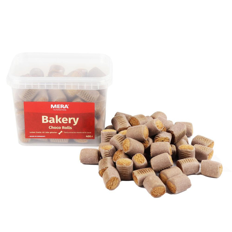 MERA Choco Rolls шоколадні рулетики  для собак (3см), 400 г