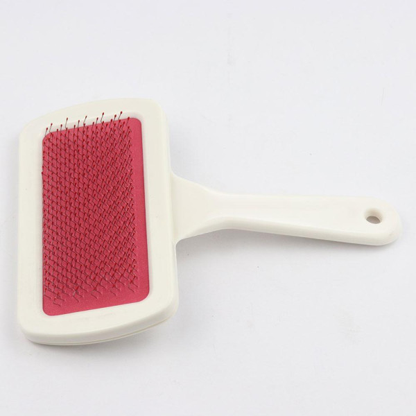 Пуходерка-слікер пласт.з напиленням (біла)"Пухнастики"12*16.5 см