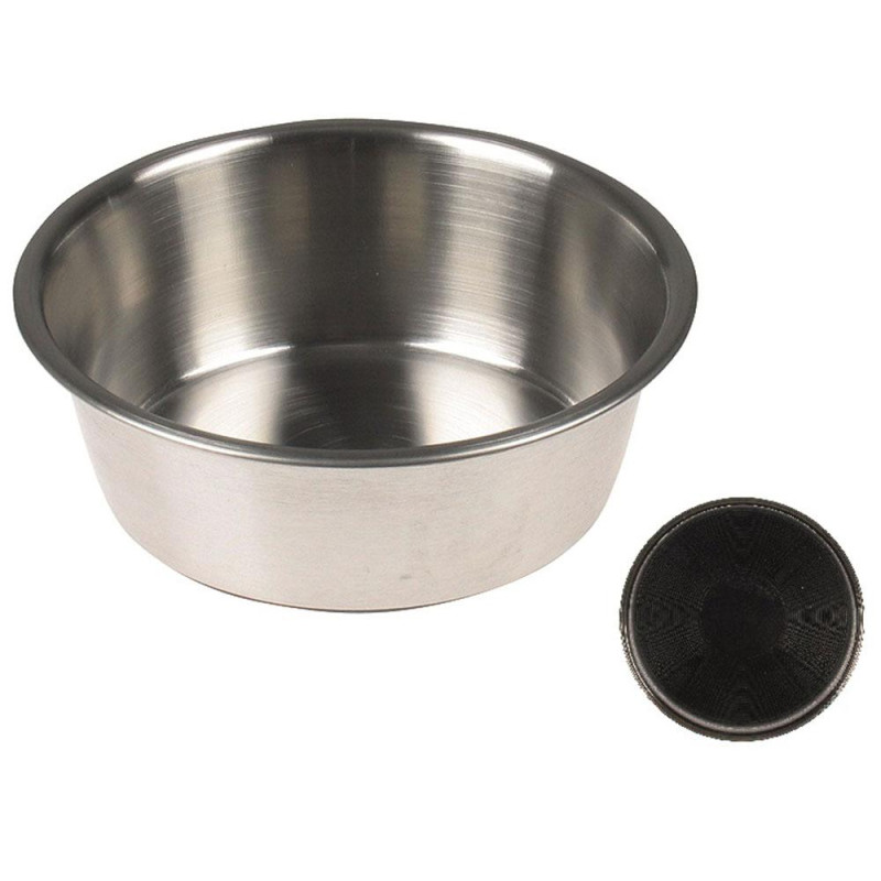 Миска TETRAPET з нержавіючої сталі з прогумованим дном, 0,33л /11 см