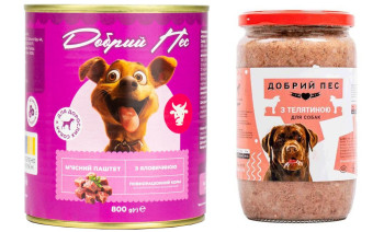 Добрий Пес - консервований корм для собак