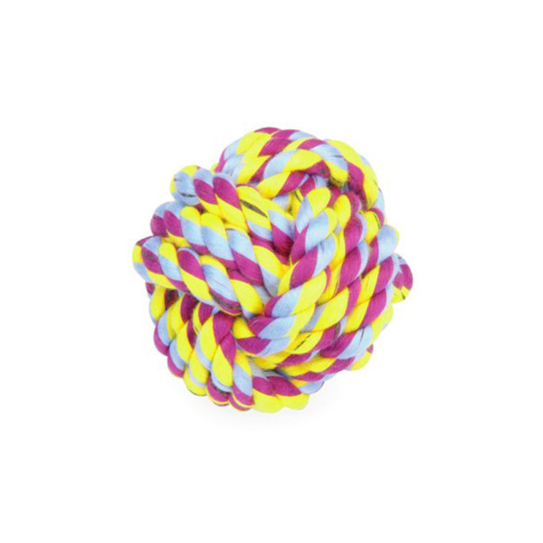 Іграшка для собак CAMON м'яч канат бавовняний, 8 см, 120/130 гр