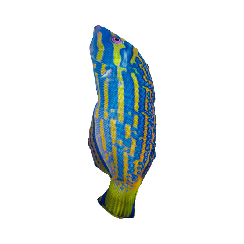 Іграшка з оксфорду для собак ТМ "FOX" синя риба, 20*8 см