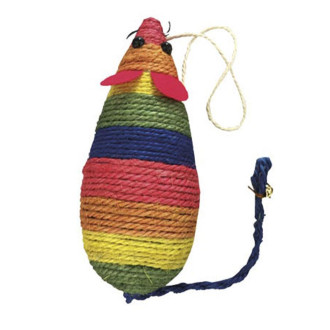 Кігтеточка-іграшка для котів TETRAPET Caty funny, миша-кігтеточка, 24 см