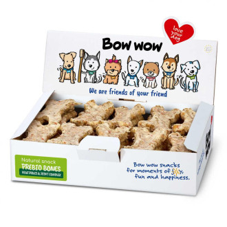 Ласощі  для собак "Bow wow" натуральні кісточки, комплекс для кісток та суглобів,з овочів та кологену  box