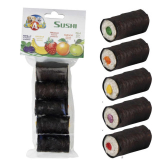 Ласощі CROCI "Суші", жиловані, різних смаків, 4 см, 20 г