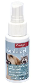 Кандіолі Дентал Пет Спрей Candioli Dental Pet Spray по догляду за ротовою порожниною собак і кішок, 50 мл (PSE5194)