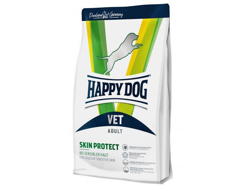 Happy Dog Vet Diet Adult Skin Protect сухий дієтичний корм при захворюваннях шкіри у собак, 4 кг (61052)