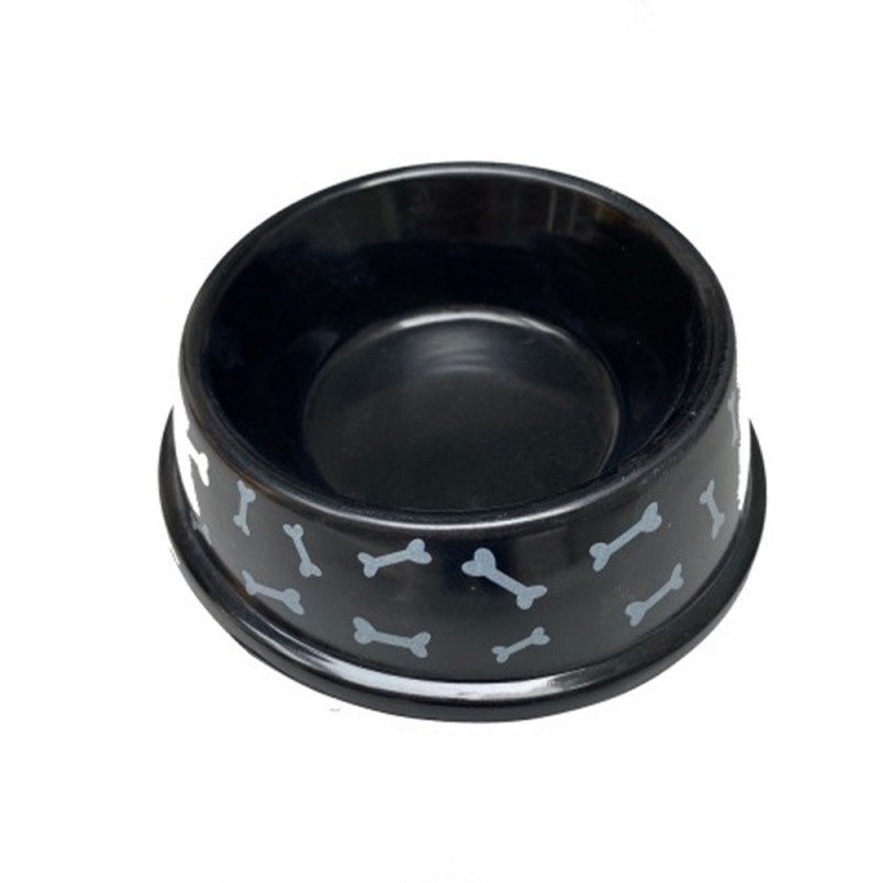 Миска меламінова TETRAPET,пластикова чорна,0,15л,14,5см