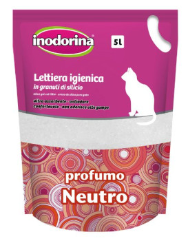 Inodorina Bag Profumo Nuetro силікагелевий наповнювач для котячого туалету, без аромату, 2,5 кг, 5 л (120.0020.004)