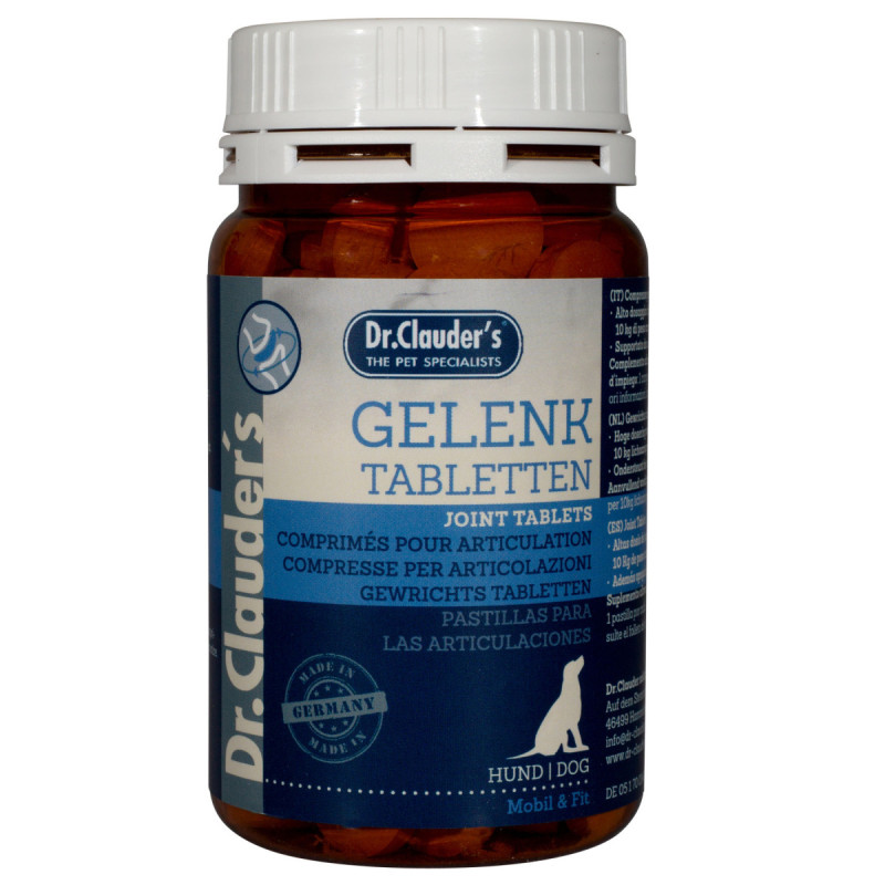 Dr.Clauder's Mobil &amp; Fit Joint Tablets вітаміни, мінерали для зміцнення зв'язок і суглобів собак, 90 таблеток