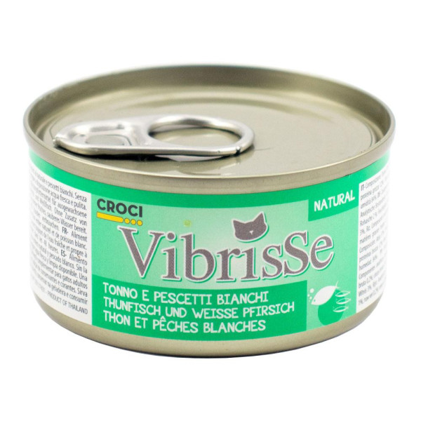 Конс. для котів CROCI VIBRISSE, тунець/біла риба, 70 г