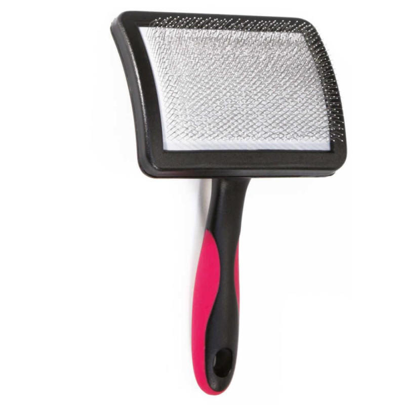 Пуходерка CROCI з антистатиком і напиленням, велика, 11,5х9 см