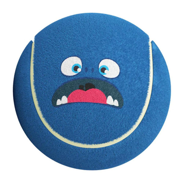 Іграшка для собак CROCI М'яч тенісний емоція "Лексі", 6,5 см