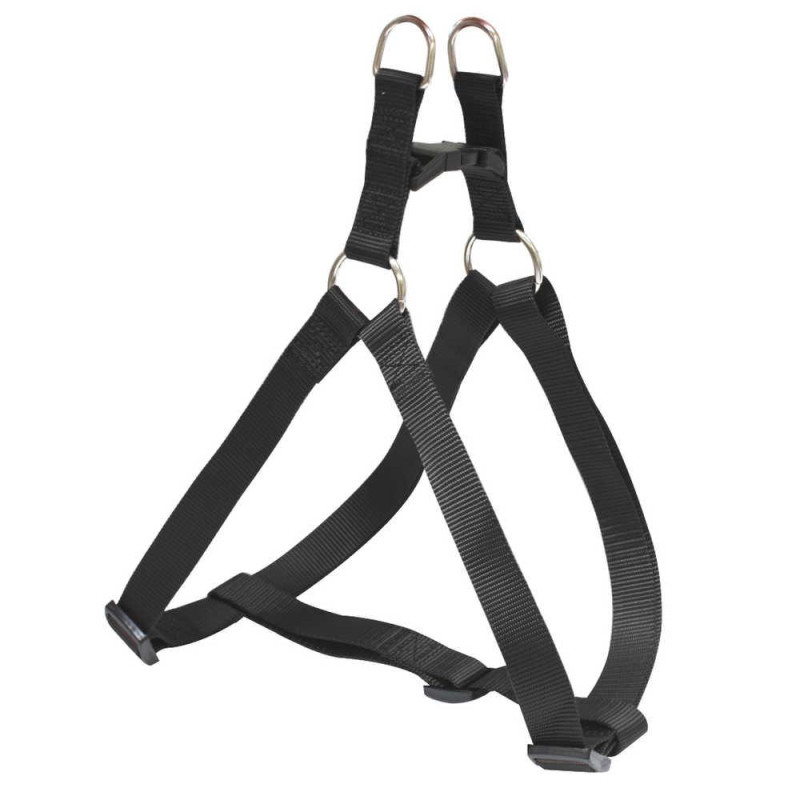 Шлея CROCI SPEEDY, чорна, нейлон, 57-88x1,9 см