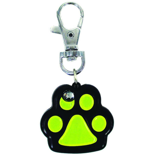 Світлодіодна підвіска для собаки TETRAPET Expert, лапка, 3,5*7*1,2 см