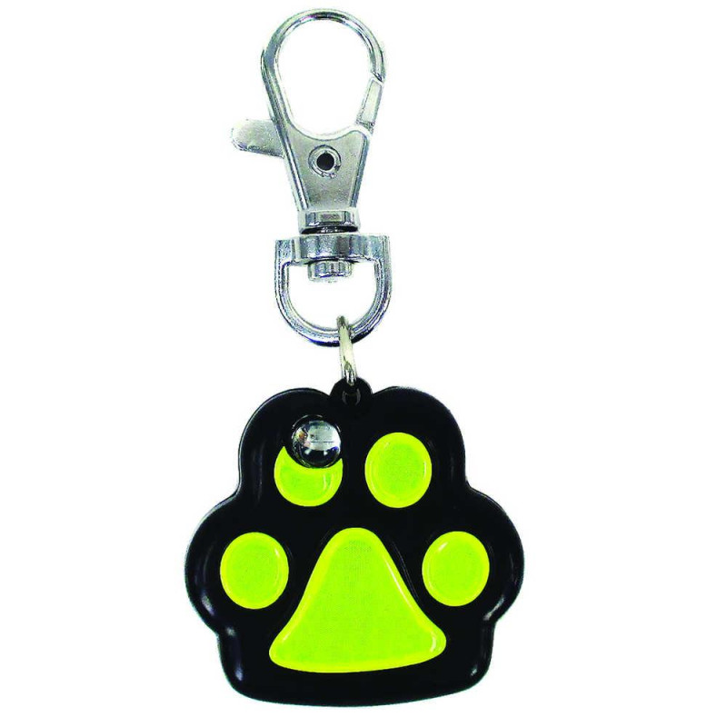 Світлодіодна підвіска для собаки TETRAPET Expert, лапка, 3,5*7*1,2 см