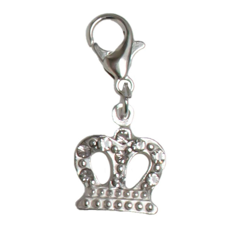 Підвіска на комір TETRAPET Expert, мал. корона з срібними камінцями, 3,8 см