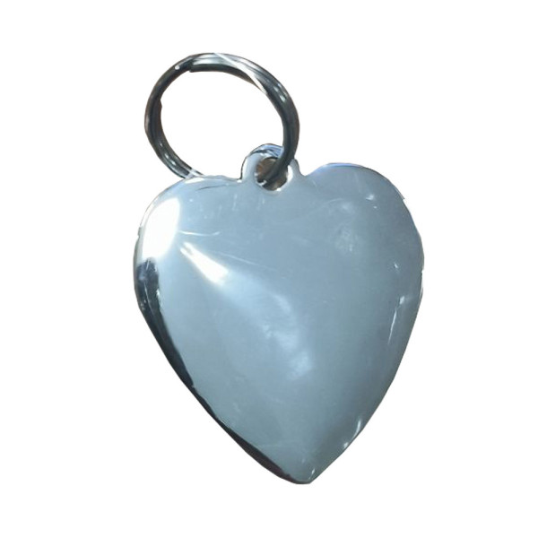 Металевий CROCI брелок на нашийник, Серце