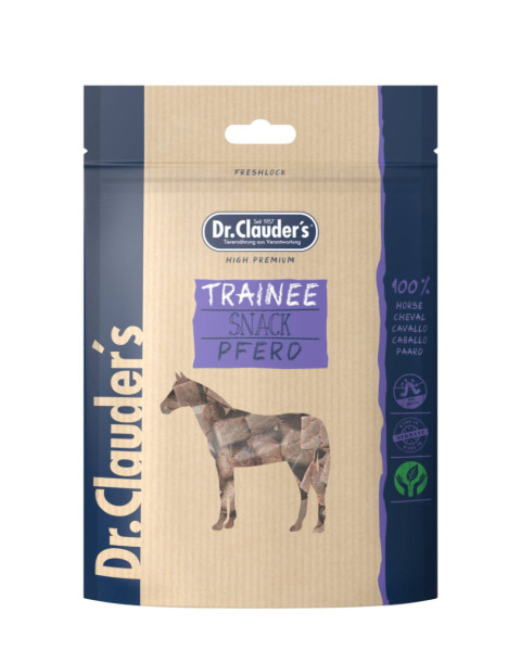 Заохочувальні тренувальні ласощі Dr.Clauder's Trainee Snack Horse кубики з м'яса коня для собак, 80 гр Заохочувальні тренувальні ласощі Dr.Clauder's Trainee Snack Horse кубики з м'яса коня для собак, 80 гр