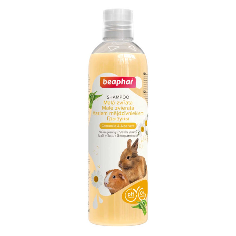 Шампунь Beaphar Shampoo for Small Animals Camomile &amp; Aloe Vera з ромашкою та алое вера для гризунів, 250 мл (19996)