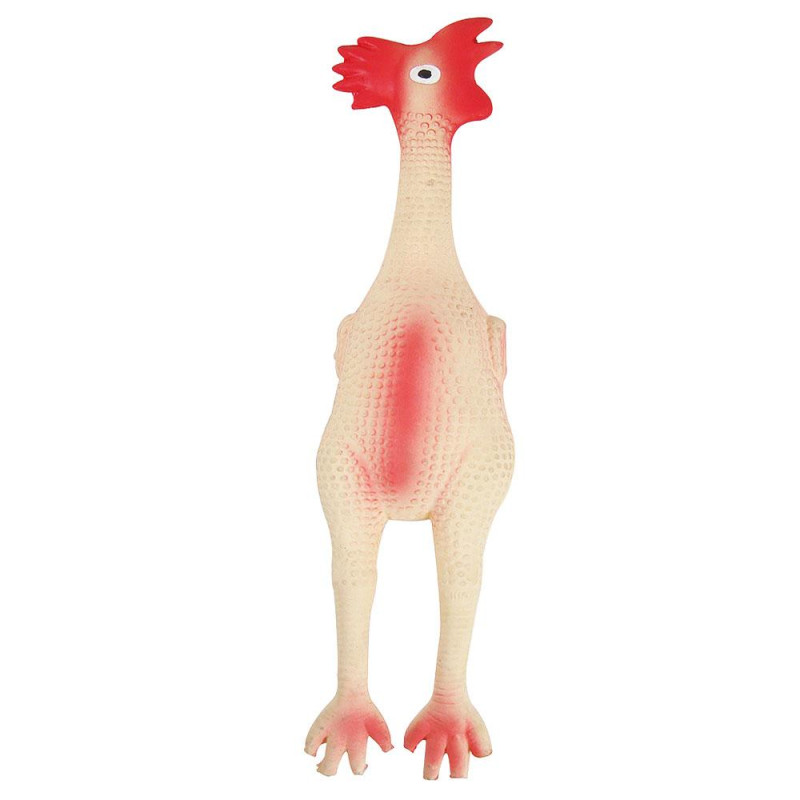 Іграшка для собак TETRAPET Toys Fun, латексна Курка з пищалкою, 29 см