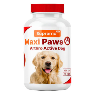 Вітаміни MAXI PAWS артро  для собак, 120 табл.*1 гр