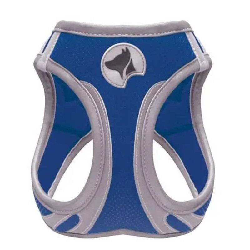 Шлея CROCI HIKING REFLECTIVE, синя, нейлон, XS 30-33 см