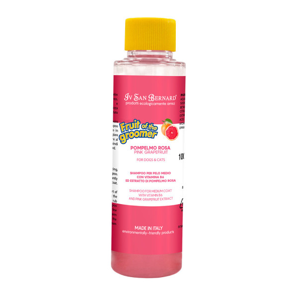 Шампунь Рожевий Грейпфрут Iv San Bernard Pink Grapefruit для вовни середньої довжини собак та котів, 100 мл Шампунь Рожевий Грейпфрут Iv San Bernard Pink Grapefruit для вовни середньої довжини собак та котів, 100 мл