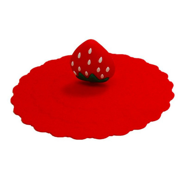 Кришка для консерви CROCI, силіконова, червона, Ø10 см