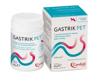 Гастрик Пет Candioli Gastrik Pet для захисту слизової оболонки шлунка у собак і котів, 30 таблеток по 2 гр (PAE6355)