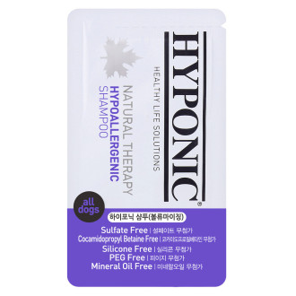 Hyponic Hypoallergenic, гіпоалергенний шампунь  з екстрактом фрезії та коріння женьшеню панакса, д/собак-об'єм, 10 мл.