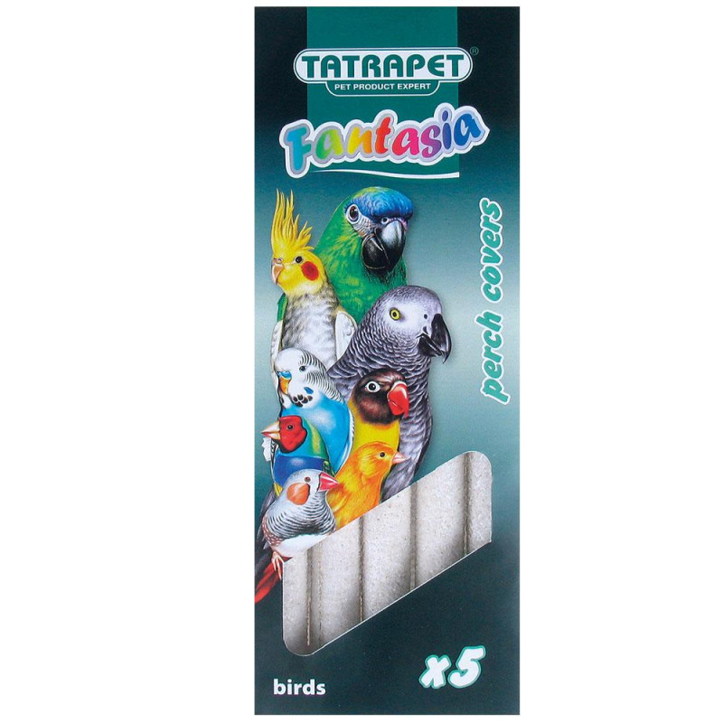 Насадки-палички TETRAPET для заточування дзьоба птахів, Fantasia, 5*19,5см, 5шт